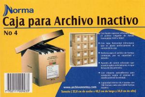 Caja Archivo Inactivo #4 Norma