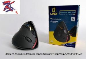MOUSE INHALAMBRICO ERGONOMICO VERTICAL LINX MV-01E
